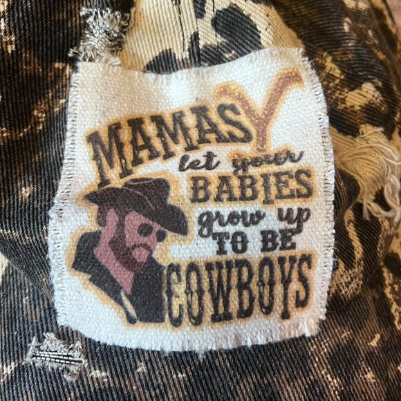 Leopard Print Cowboy Patchwork Hat 🤠 - Picture 3 of 4